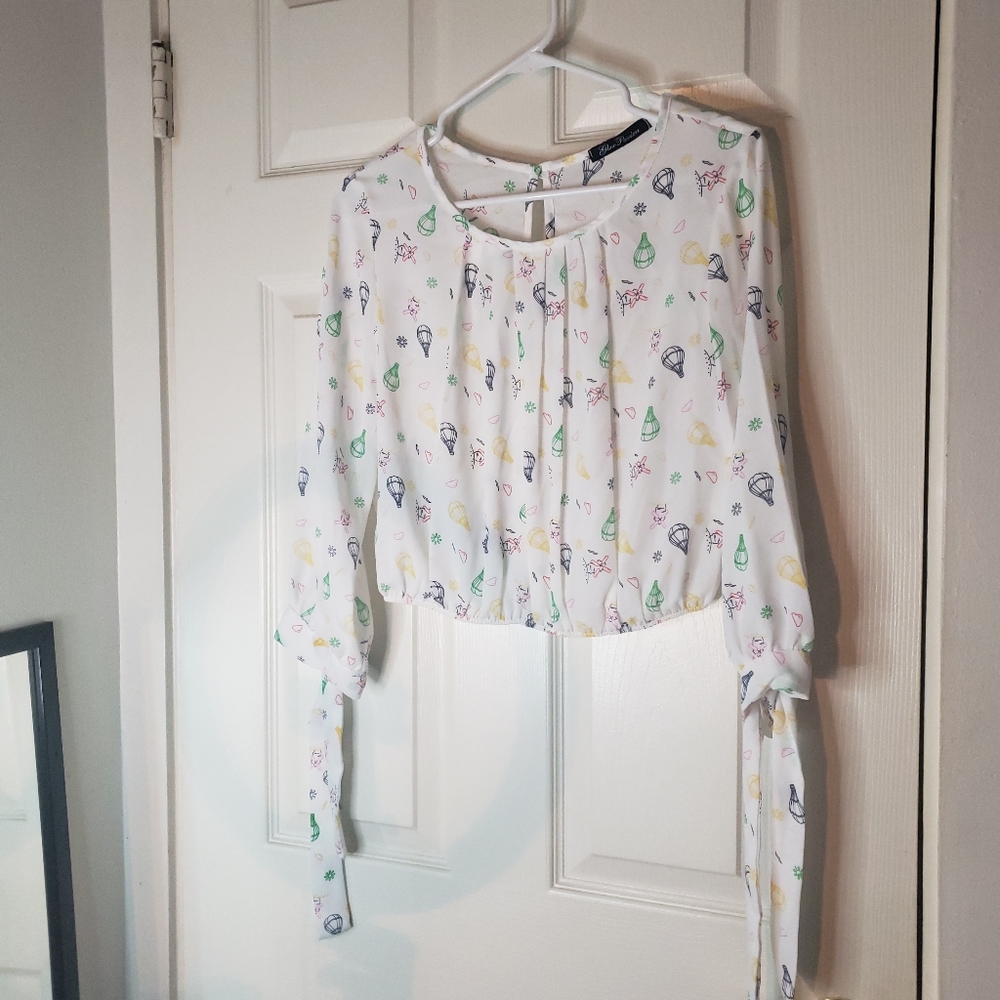 Glow Passion - Hot Air Balloons Top,  Size L